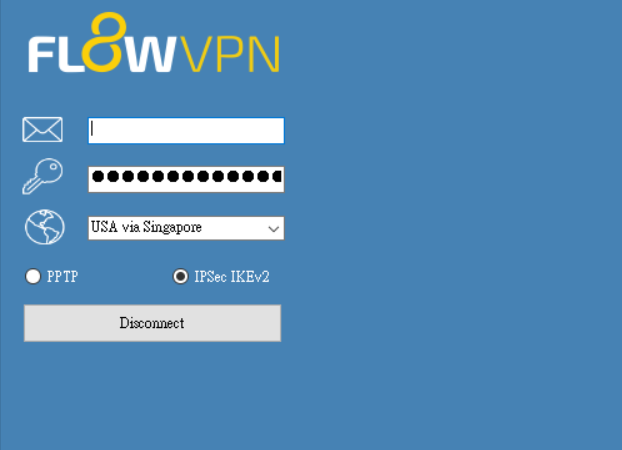 flow login second page