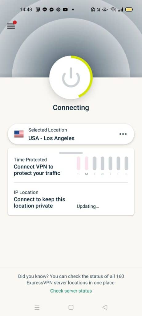expressvpn android 连线成功