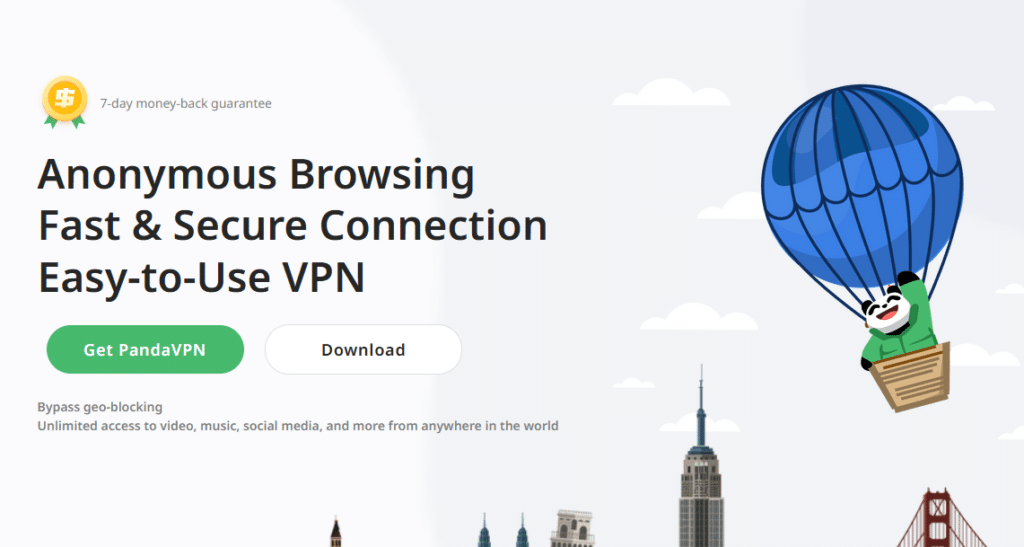 VPNs Comuns que Devem Ser Evitadas - 3: PandaVPN